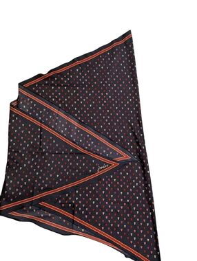 Joules Asher Diamond Shaped Scarf w/Hearts Print